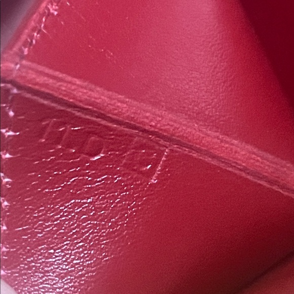 Hermes Cherry Red Wallet with Gold Detail - Picture 15 of 16